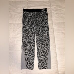 Nike Abstract Black and Gray Leggings